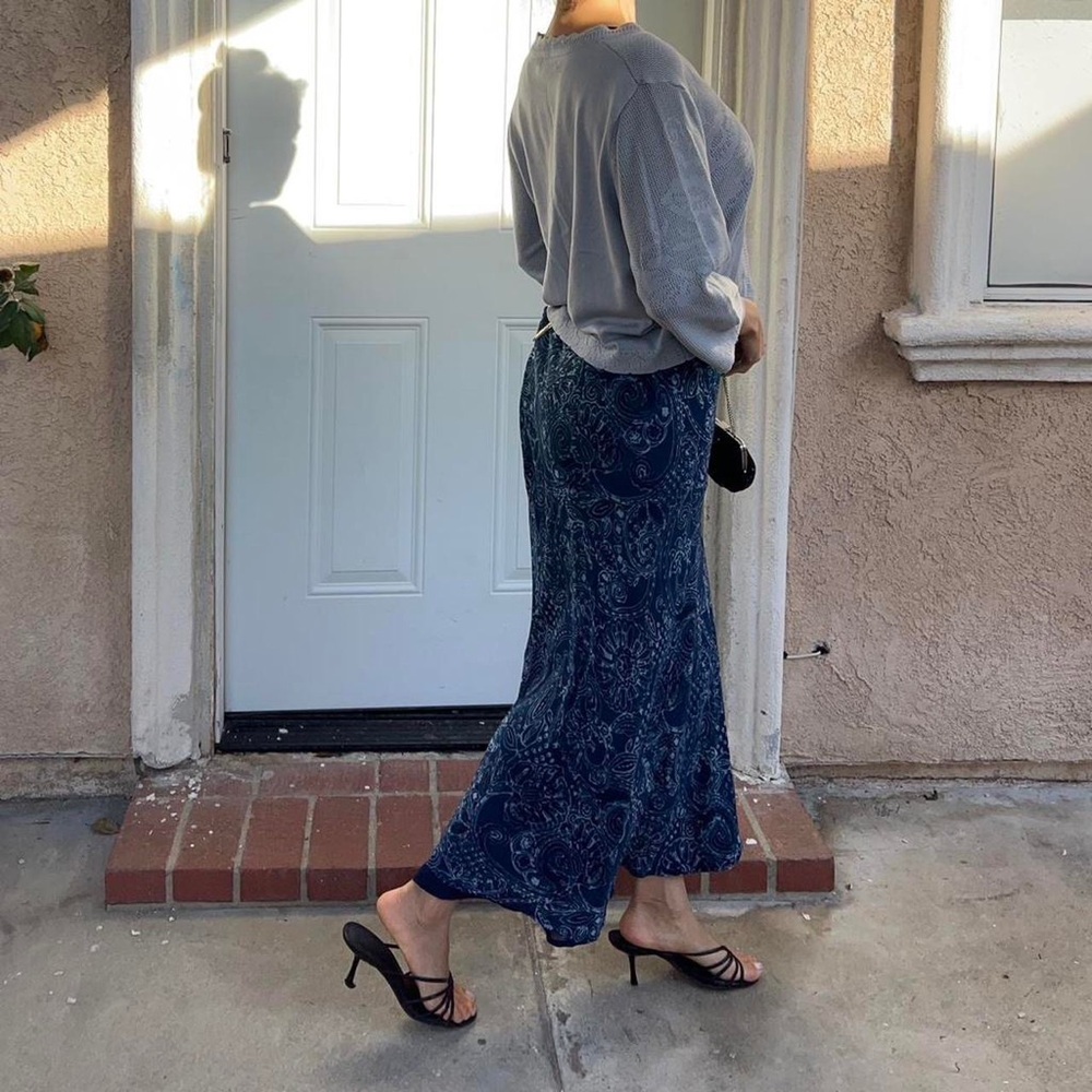 Blue knit cardigan - Picture 8 of 8